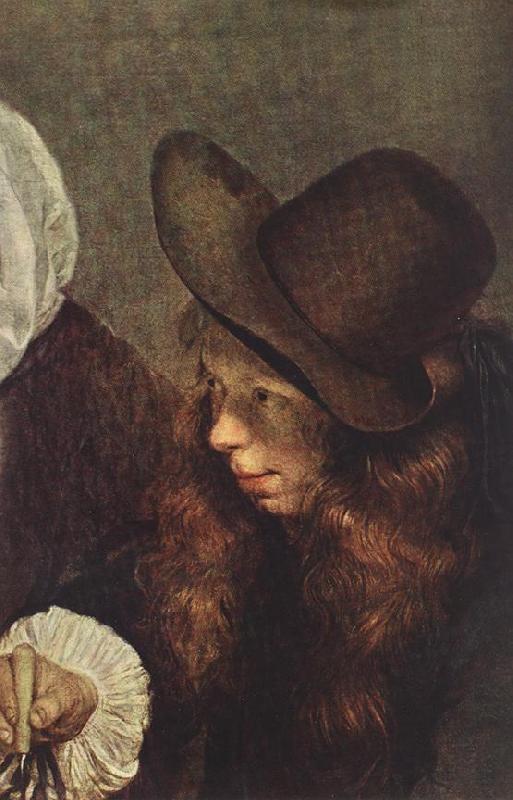 TERBORCH, Gerard The Glass of Lemonade (detail) t